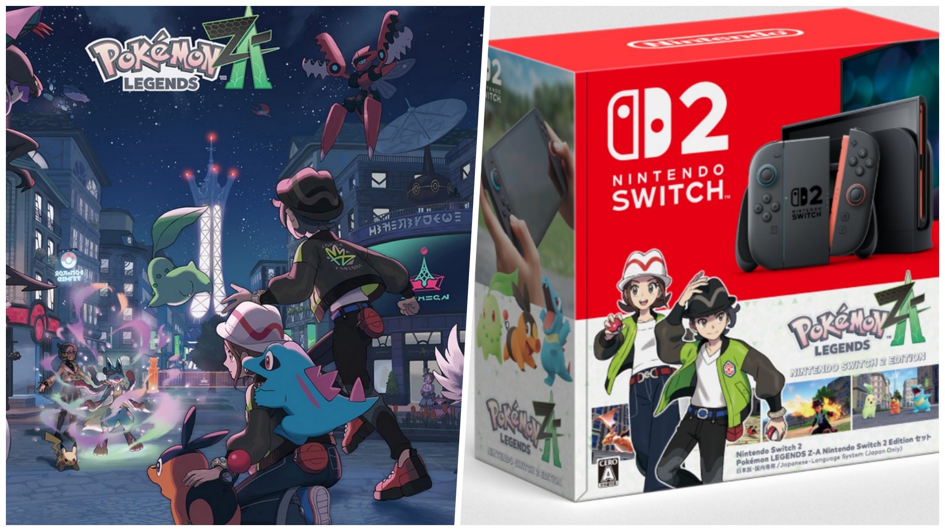Pokemon Legends Z-A Nintendo Switch 2