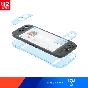 Protective Case เคสใส Switch 2 สีฟ้าใส