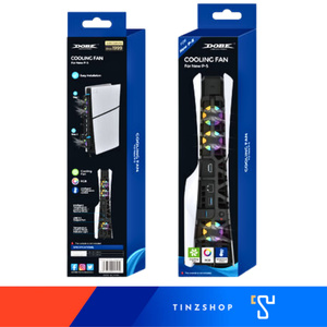 TP5-3538S WHITE สีขาว RGB Cooling Fan for PS5 Console fan For PS5 slim Gaming Accessories with Light