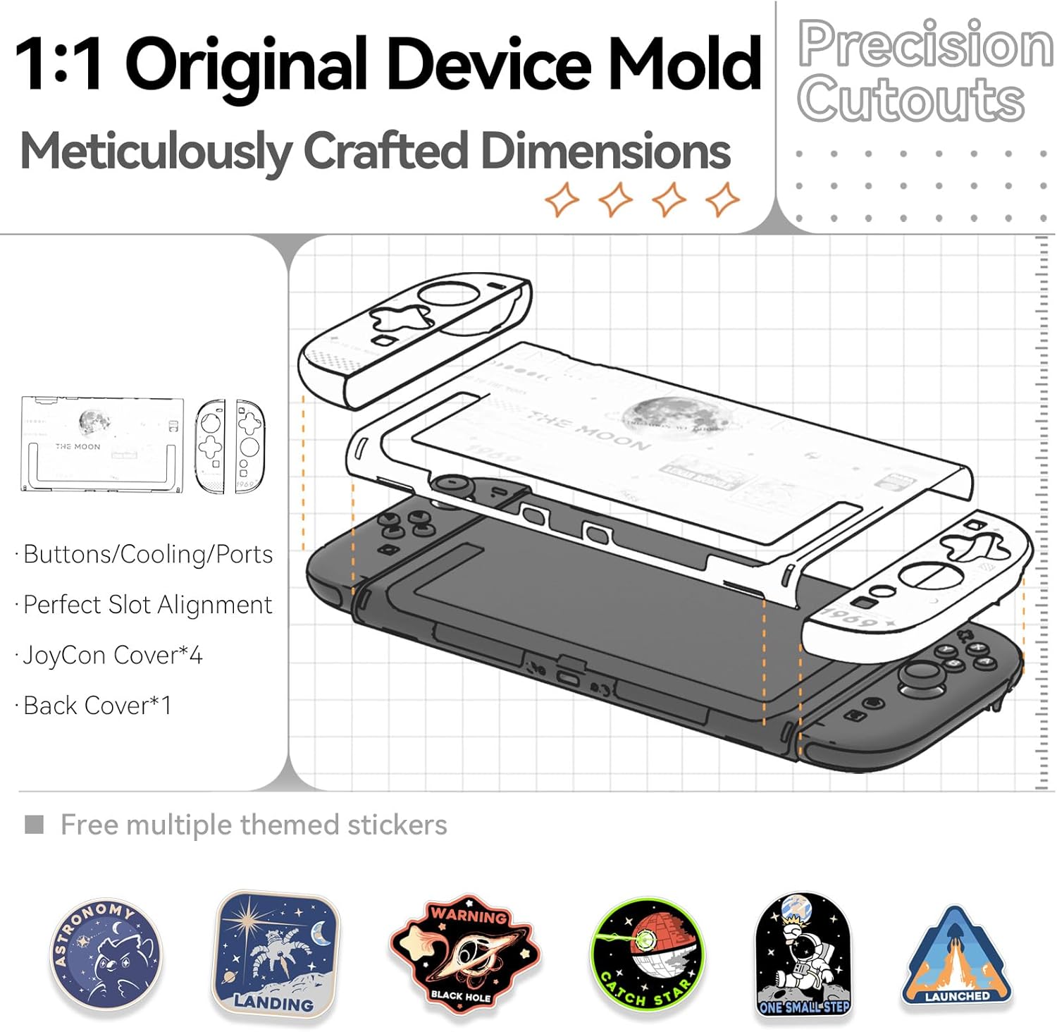 TPU Case for Switch 2 - The Moon - Image 2