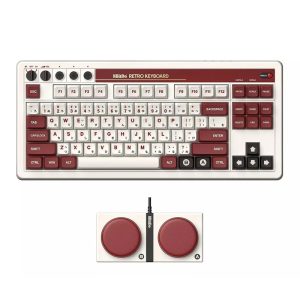 8BitDo 85HA01 Retro Mechanical Keyboard - Fami Edition