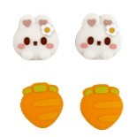 NS2 Flower rabbit carrot thumb grips